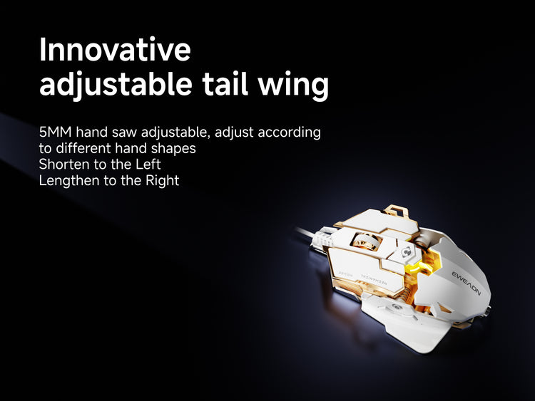 G5 versatile gaming mouse offering 1000Hz polling rate, ergonomic comfort, and customizable software-driven features