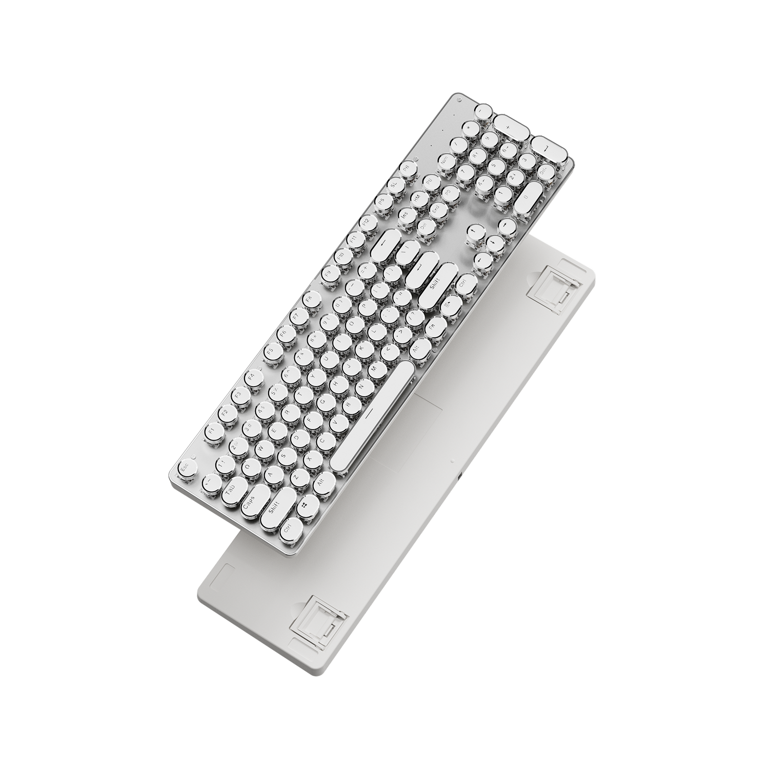 EWEADN TK950 Typewriter Keyboard | Tri-Mode, Aluminum, Clicky Switch