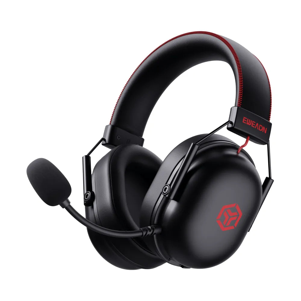 EWEADN VX01 Gaming Headset | 7.1 Surround, Detachable Mic, Tri-Mode