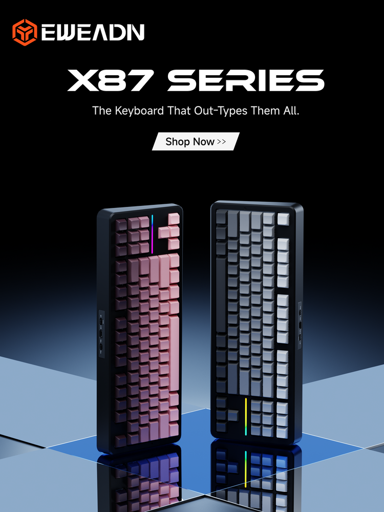 X87 budget-friendly mechanical keyboard showcasing excellent typing feel and pleasing sound performance, offering great value at an affordable price
