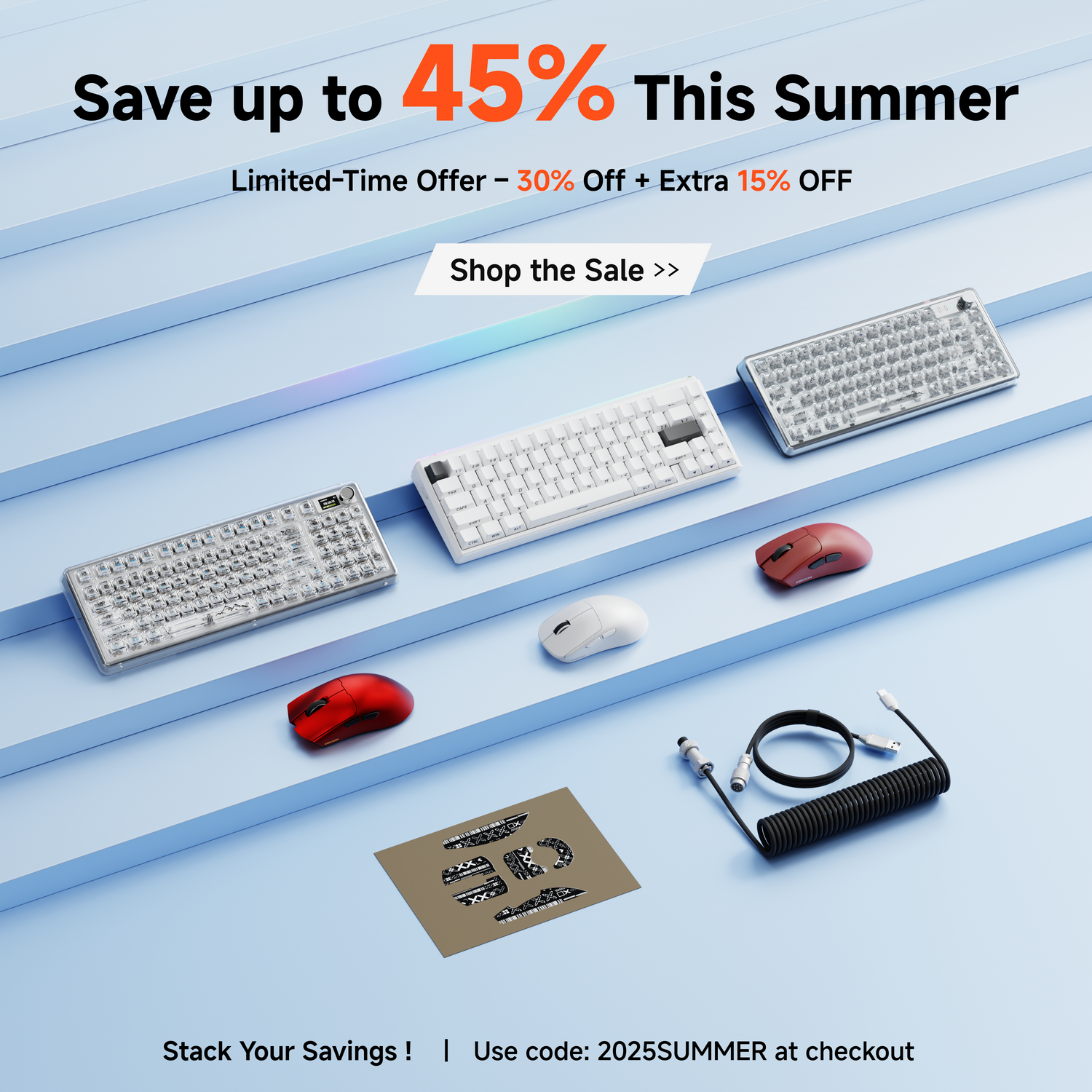 Summer Sale is Here: Up to 45% OFF Sitewide!