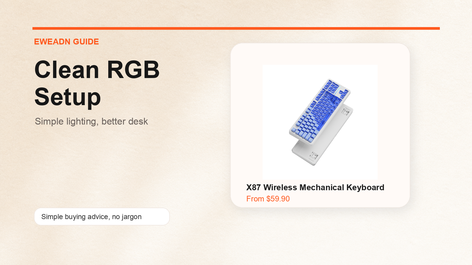 RGB Keyboard Desk Setup Ideas That Still Look Clean