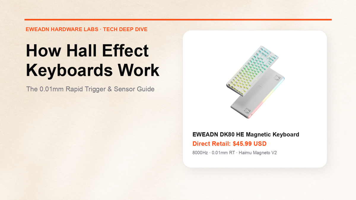 How Hall Effect Keyboards Work: The 0.01mm Rapid Trigger Guide