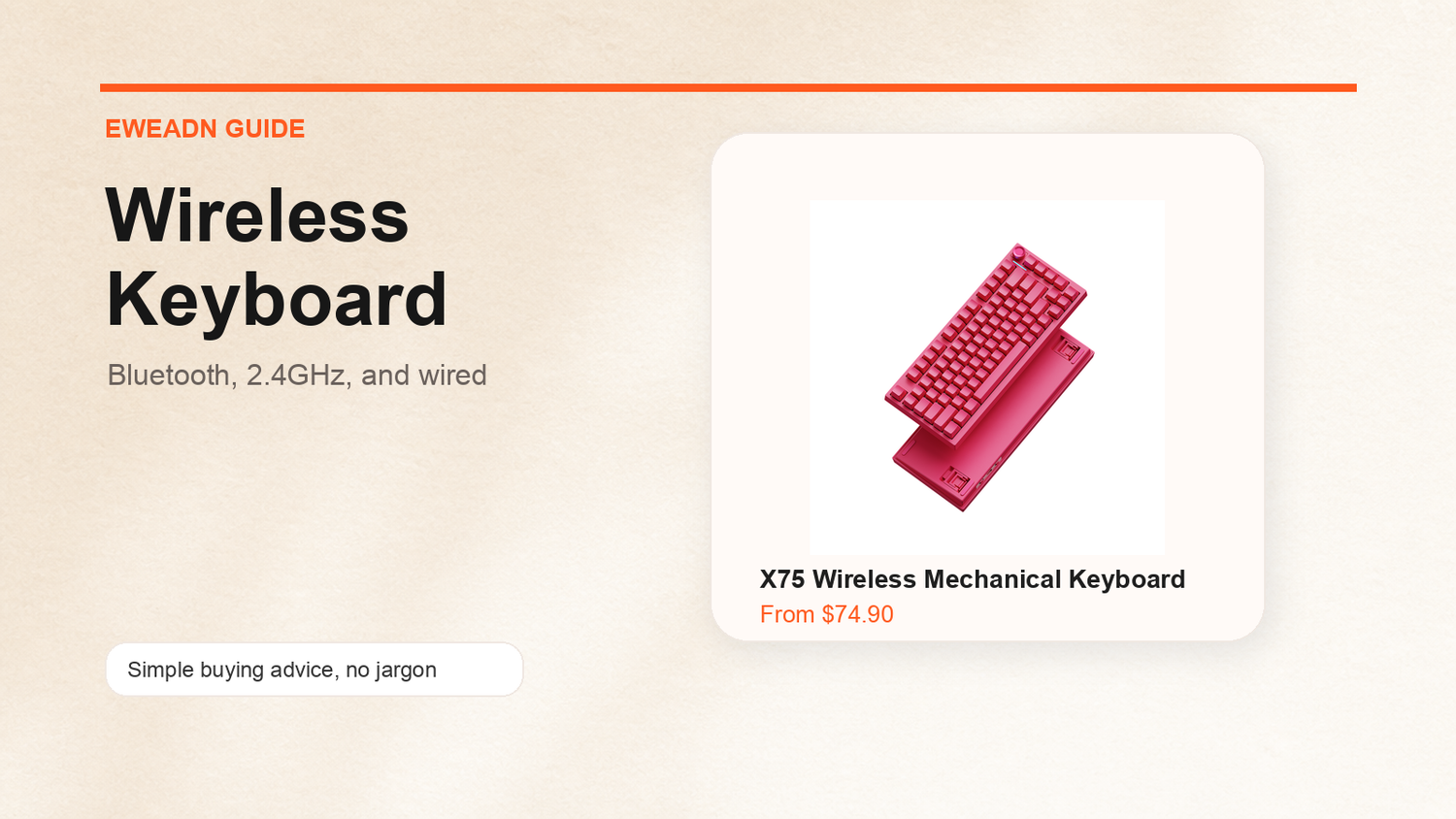 Wireless Keyboard Buying Guide: Bluetooth, 2.4GHz, and Wired Mode
