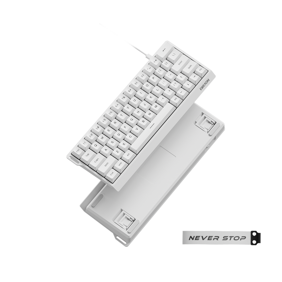 EWEADN DK63 Mechanical Keyboard | 63-Key Tri-Mode, Web Driver, Win/Mac