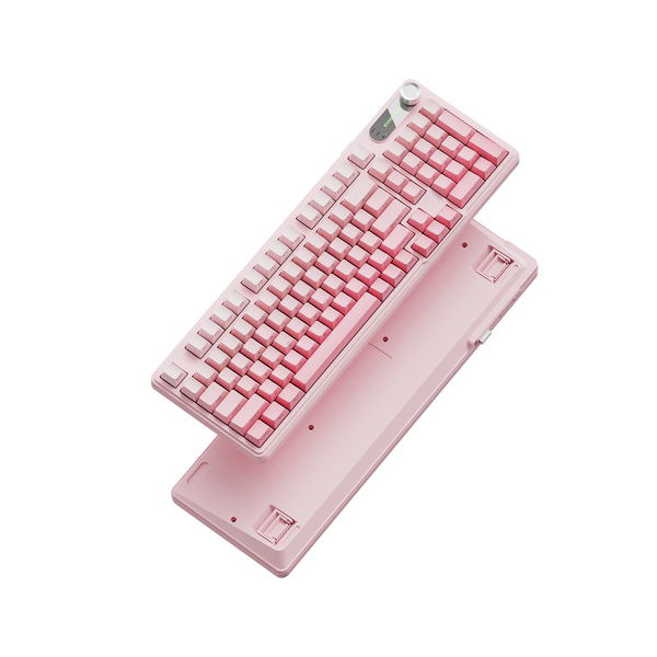 EWEADN V102 Wireless Membrane Keyboard | 10000mAh, Knob&Screen, RGB