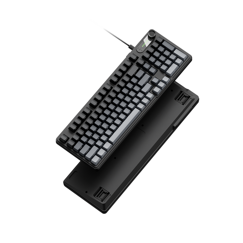 EWEADN V102 Wireless Membrane Keyboard | 10000mAh, Knob&Screen, RGB